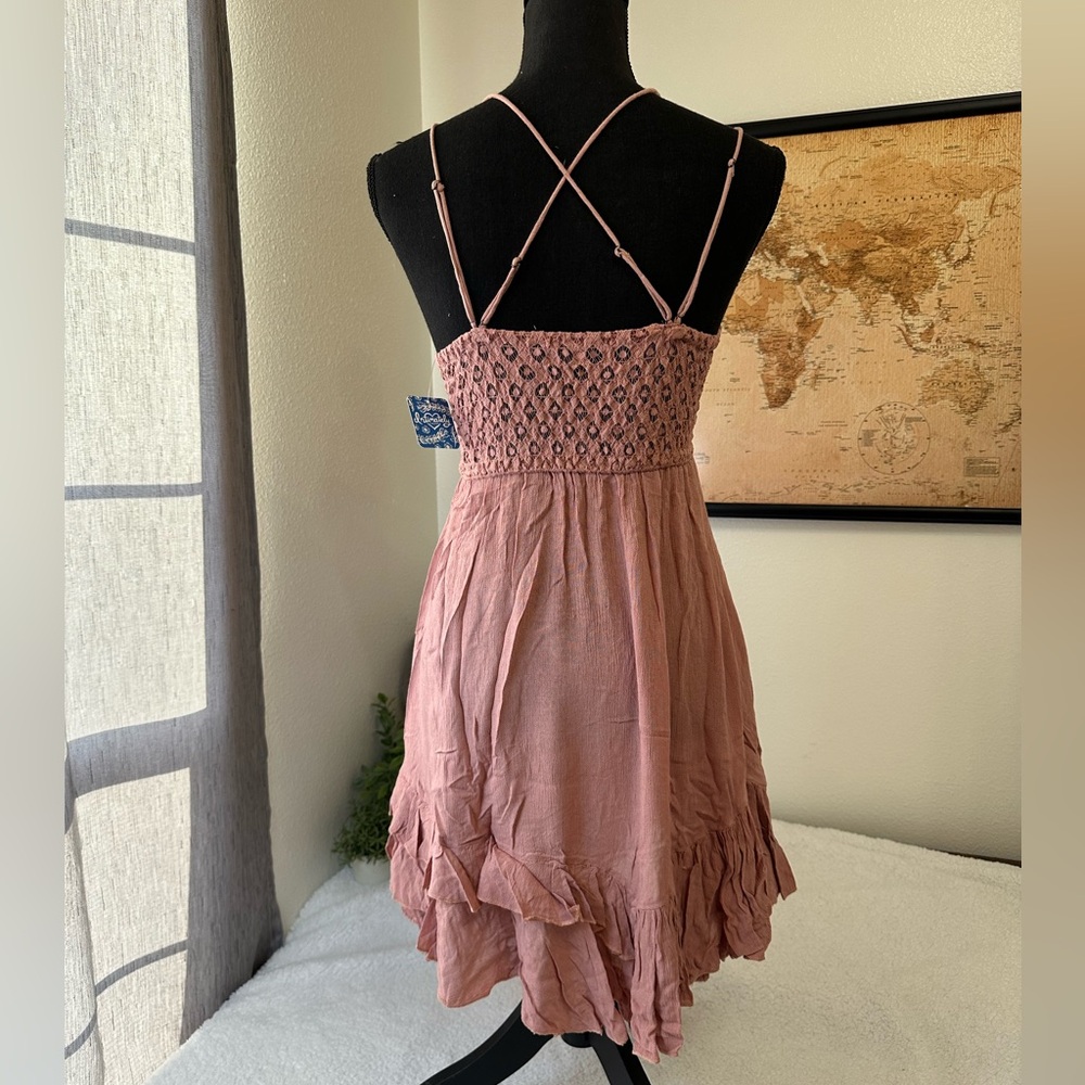 Free People Adella Slip dress in rose - Picture 2 of 12